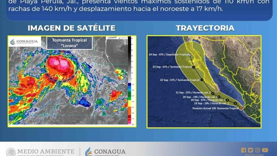 Monitorea PC Mazatlán trayectoria del huracán Lorena