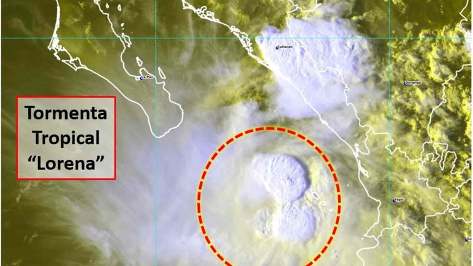 Se esperan fuertes lluvias en Sinaloa por el paso de Lorena