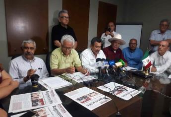 Protestan morenistas de Ahome contra el alcalde