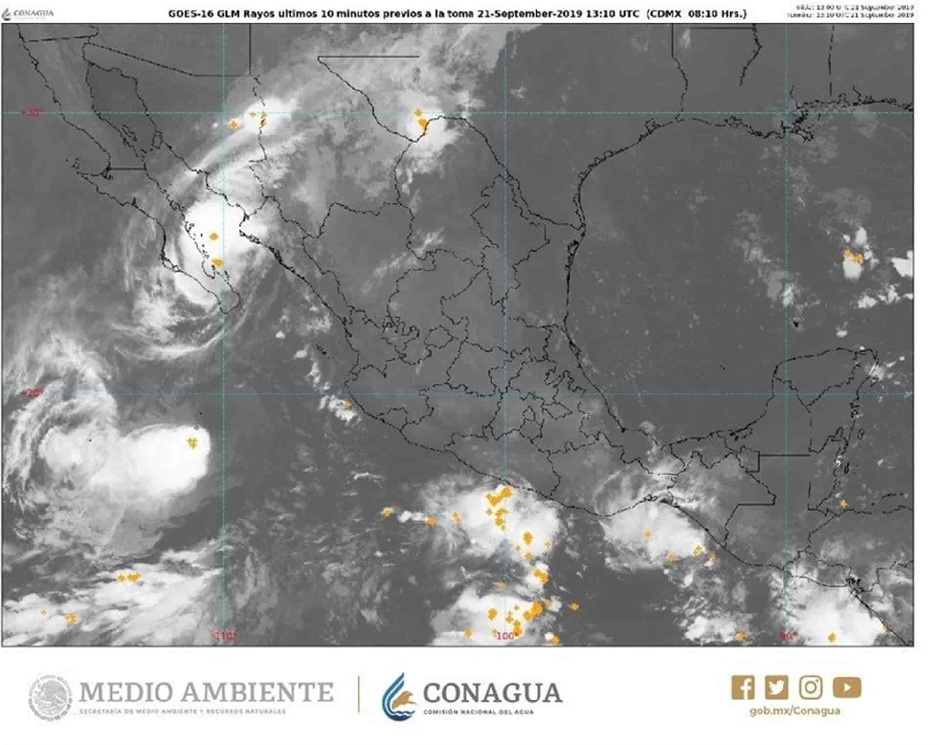 FOTO: Twitter @conagua_clima.