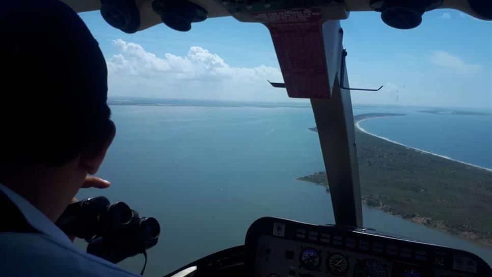 Sobrevuela PC las costas de Sonora en busca de pescadores desaparecidos