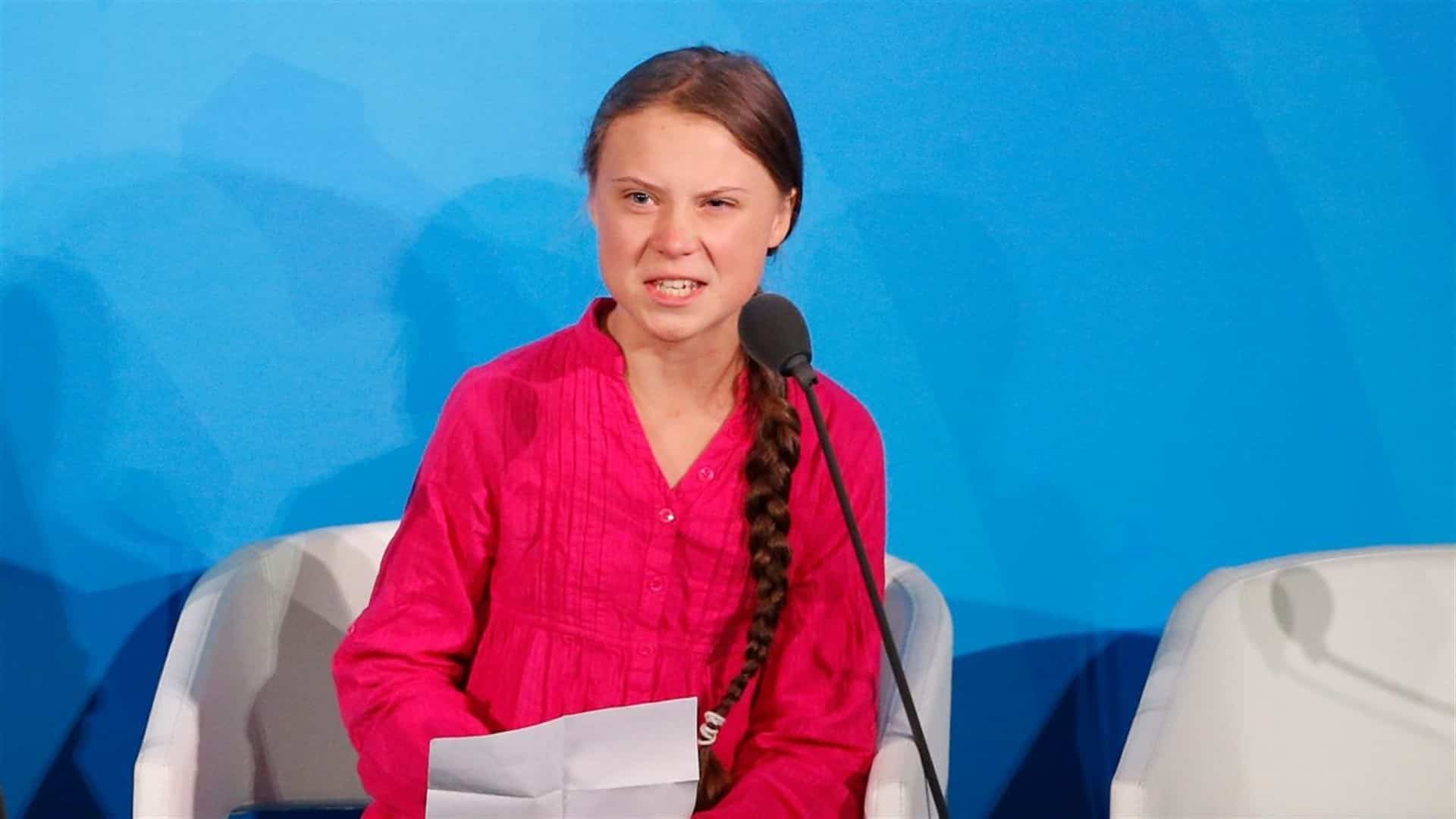 Greta Thunberg.