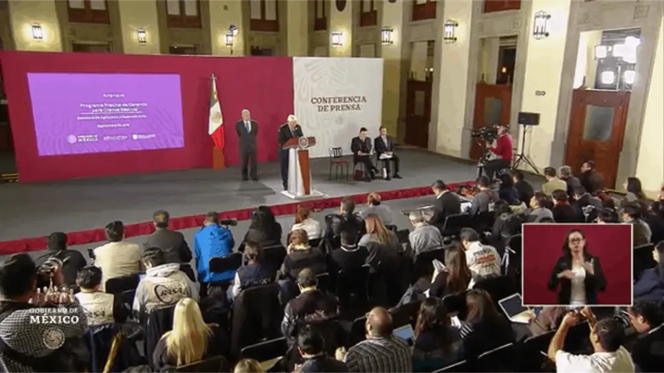 Anuncia AMLO precios de garantía para granos básicos