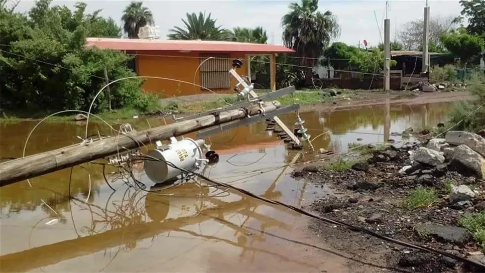Inicia CFE reparación de daños provocados por “Narda” en el sur de Sinaloa
