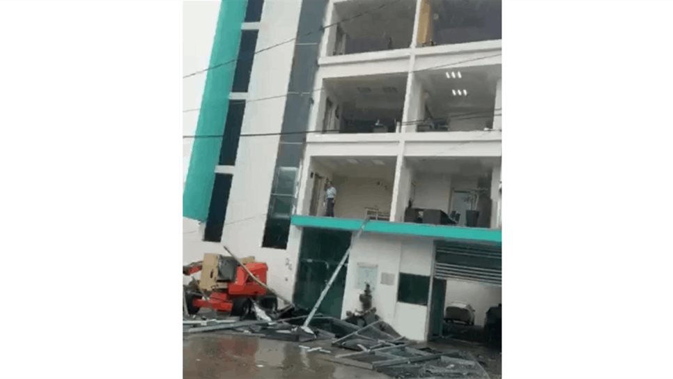 Narda exhibe mala calidad de edificios en Mazatlán