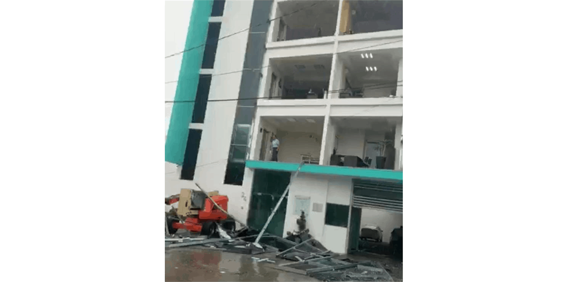 Narda exhibe mala calidad de edificios en Mazatlán