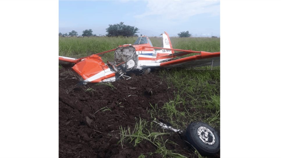 Cae avioneta cerca de escuela de Agronomía, en Costa Rica