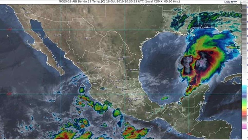 Pronostican lluvias intensas en Nayarit, Jalisco, Colima, Michoacán y Guerrero
