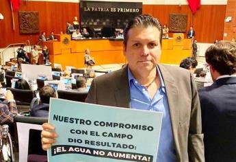 Senadores dicen no al impuesto al agua