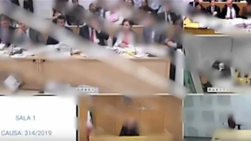 Filtran video de audiencia a Rosario Robles