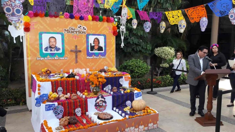 Recuerdan a Sergio Inzunza y Magaly Reyes, en el Congreso local