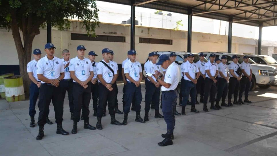 Cadetes del INICIPE refuerzan vigilancia en panteones de Ahome