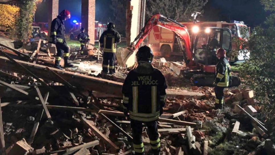 Explosión deja tres bomberos muertos en Italia