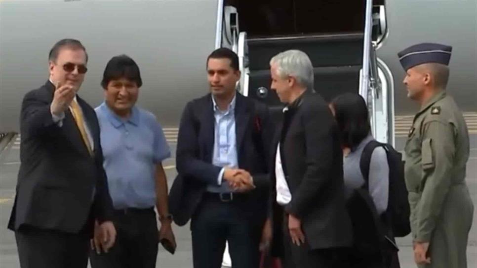 Evo Morales llega a México