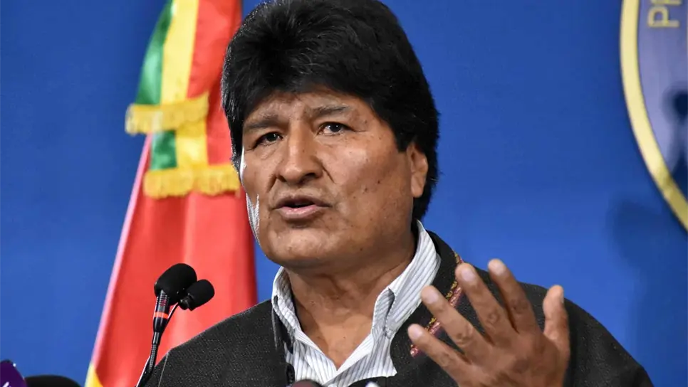Evo Morales, expresidente de Bolivia. FOTO: Notimex.