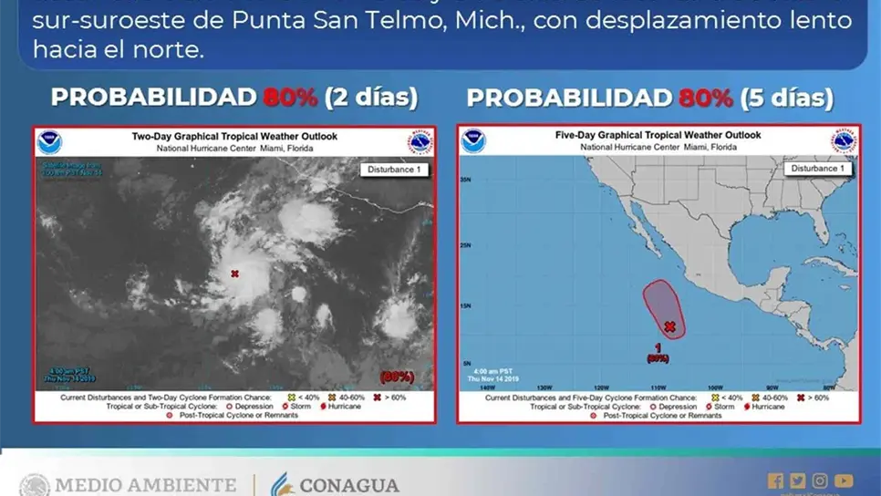 FOTO: Twitter @conagua_clima.