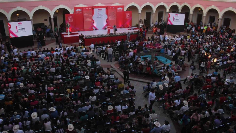 Nubia Ramos presenta primer informe de gobierno