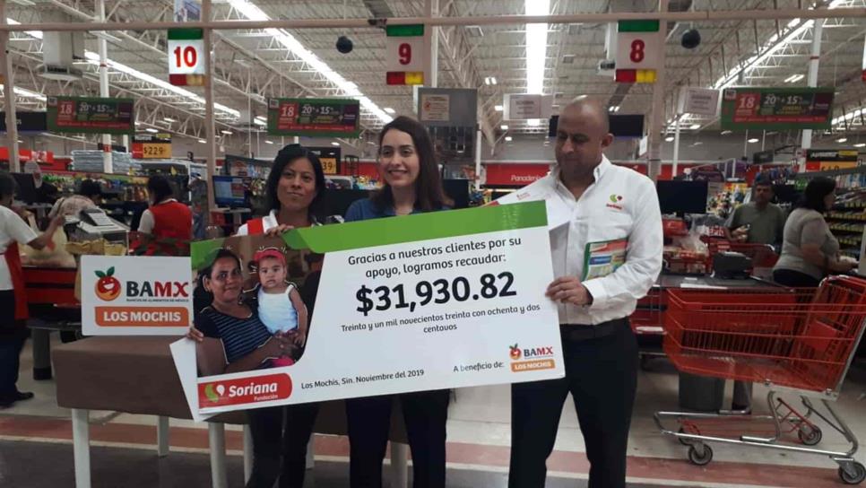 Más de 2 mil familias recibirán despensa gracias al redondeo Soriana