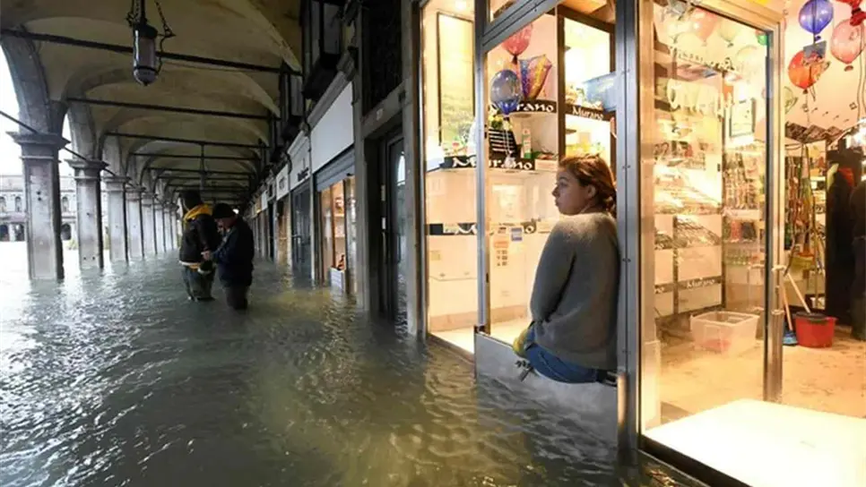 Estado de emergencia en Venecia por la mayor inundación en medio siglo
