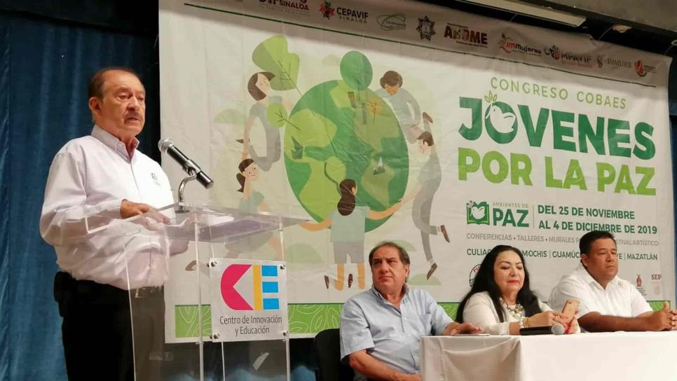 Inaugura Cobaes congreso Jóvenes por la Paz en la zona norte