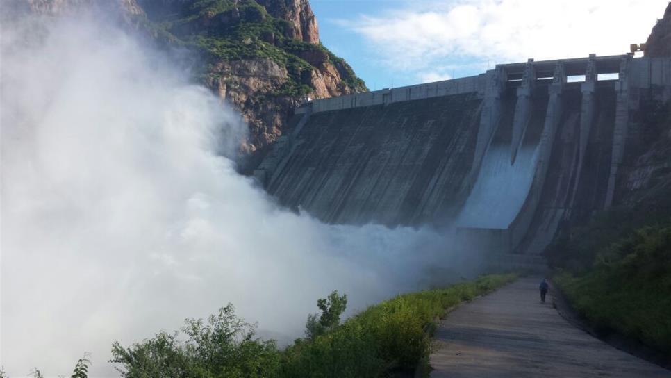 Presa Huites, al 92%, por abrir vertedor; llaman a estar atentos a desfogues