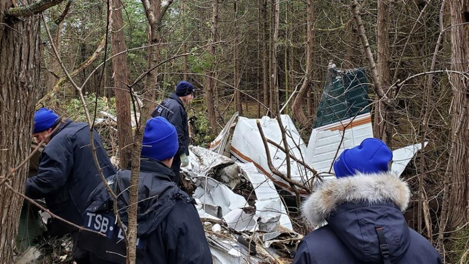 Confirman siete muertos en accidente aéreo en Canadá