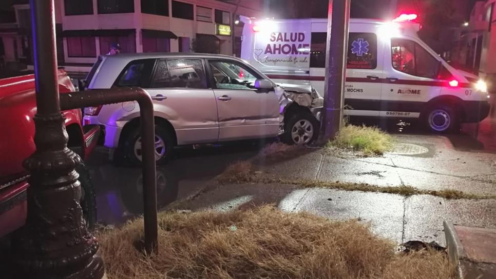 Mujer provoca accidente por conducir en estado de ebriedad