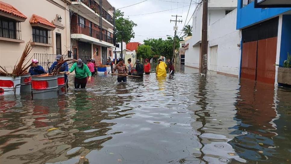 Llega hasta los 247 mm de lluvia acumulada en Mazatlán