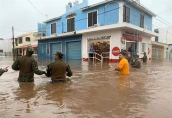 Más de 20 colonias afectadas tras las lluvias en Mazatlán