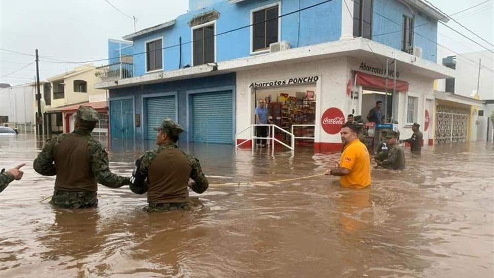 Más de 20 colonias afectadas tras las lluvias en Mazatlán