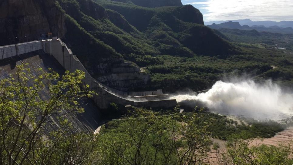 Trasvasan 1,200 m3/s de la presa Huites a la Miguel Hidalgo
