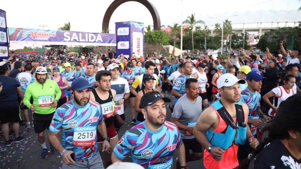 Corren la 21 edición del Gran Maratón Pacífico Mazatlán 2019