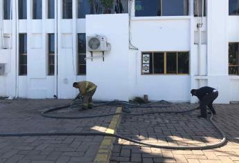 Se registra conato de incendio en Palacio Municipal de Ahome