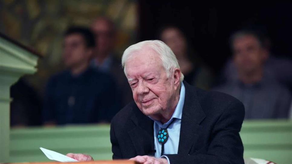Expresidente Jimmy Carter vuelve a ser hospitalizado