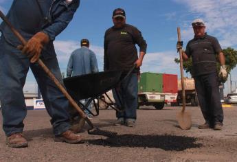 Al 90% programa de bacheo en Los Mochis
