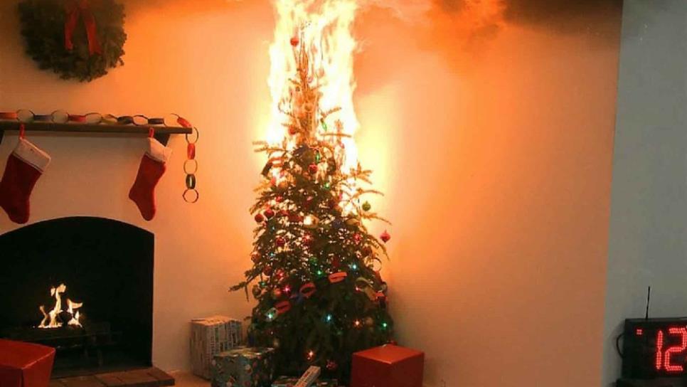 El 60% de incendios se generan en árboles de Navidad: PC