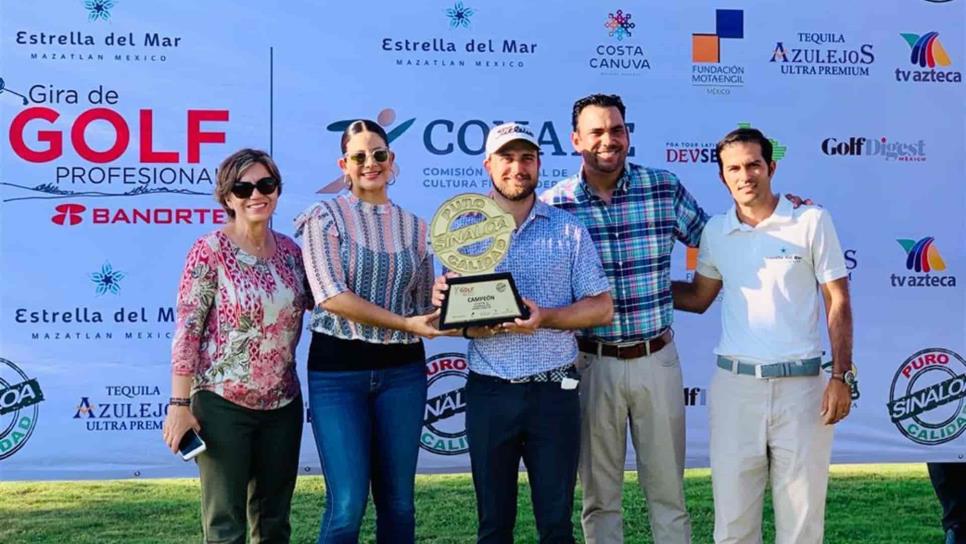 Juan C. Benítez gana Copa de Golf Puro Sinaloa; impone récord