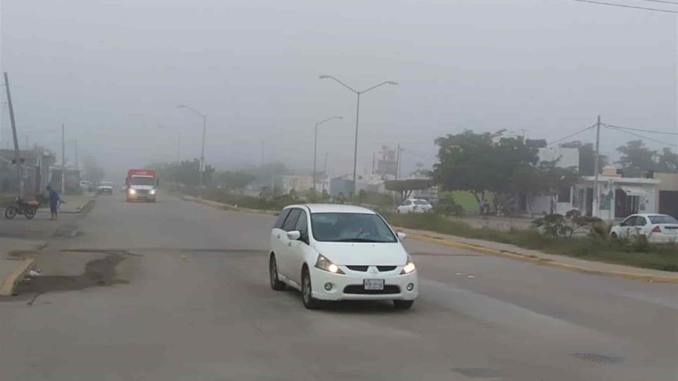 Neblina cubre algunas zonas de Mazatlán