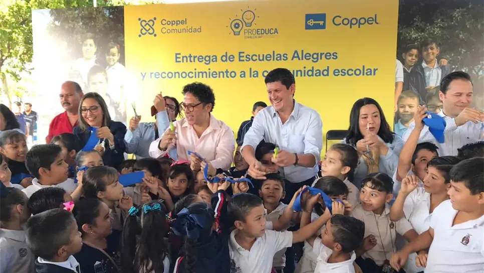 Fundación Coppel y ProEduca entregan obras y equipamiento a nueve escuelas