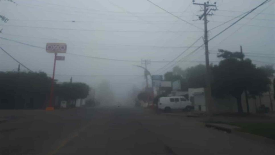 A tomar precauciones ante banco de niebla en Los Mochis