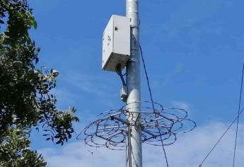 Disparan armamento pesado contra cámaras de videovigilancia en Culiacán