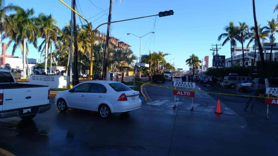 Inicia remodelación de la avenida Rafael Buelna en Mazatlán