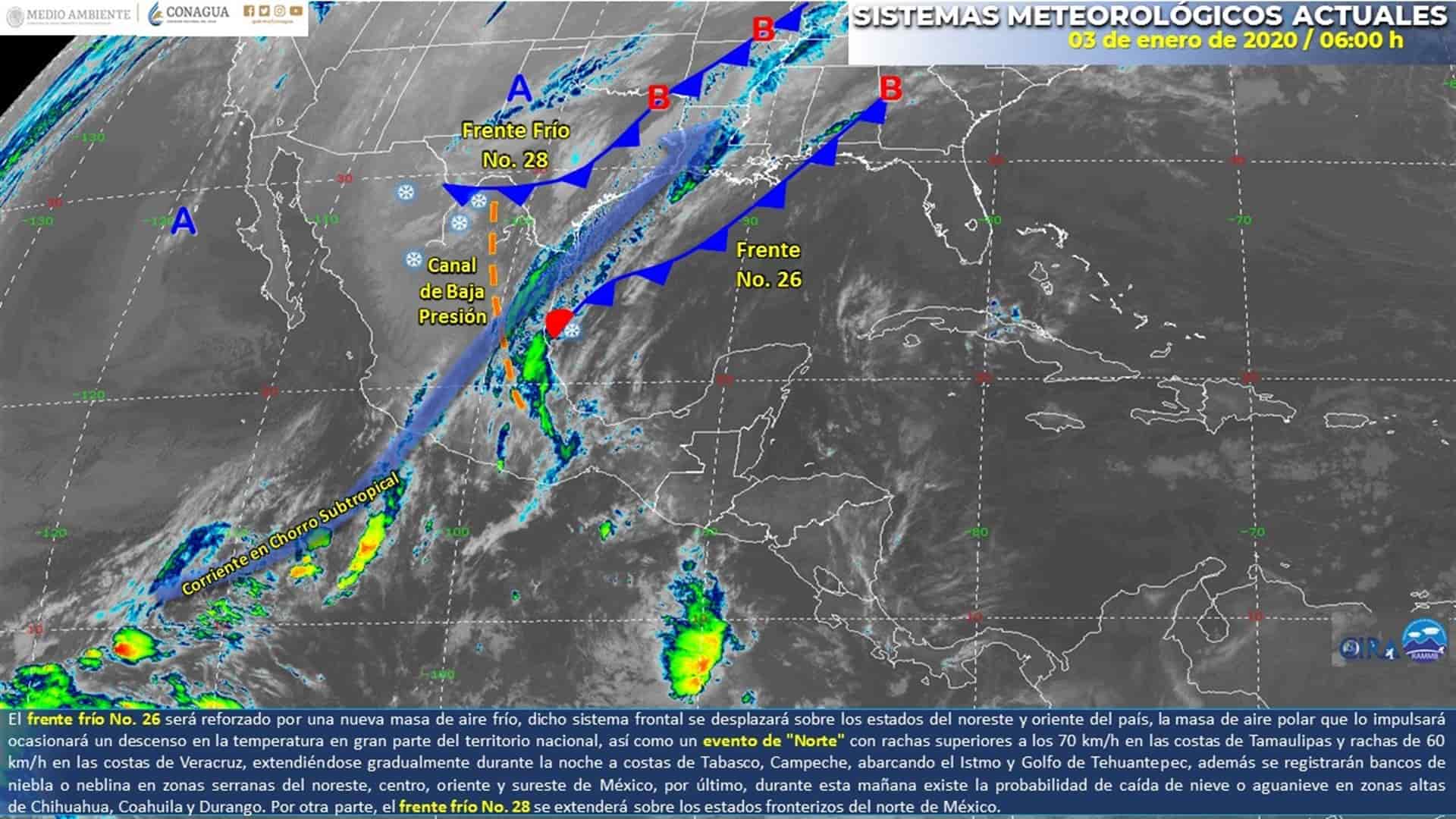 FOTO: Twitter @conagua_clima.