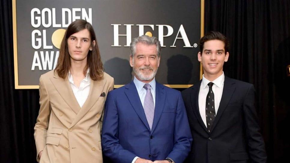 Hijos de Pierce Brosnan serán embajadores de los Globos de Oro