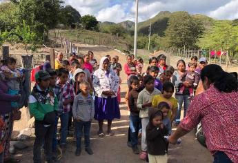 Piden apoyo de alimentos para familias tarahumaras de Las Bayas, Sinaloa