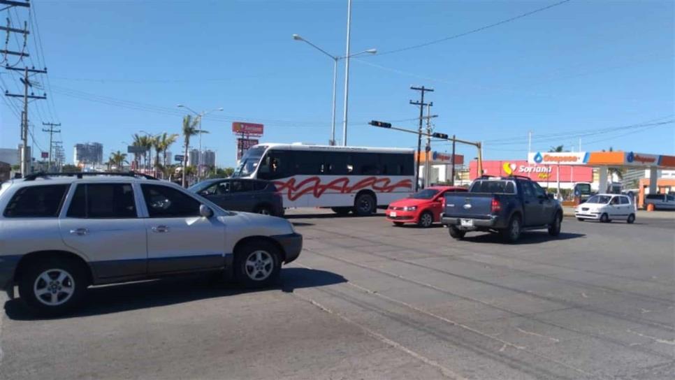 Preocupa desviación de rutas de camiones en la Rafael Buelna, en Mazatlán