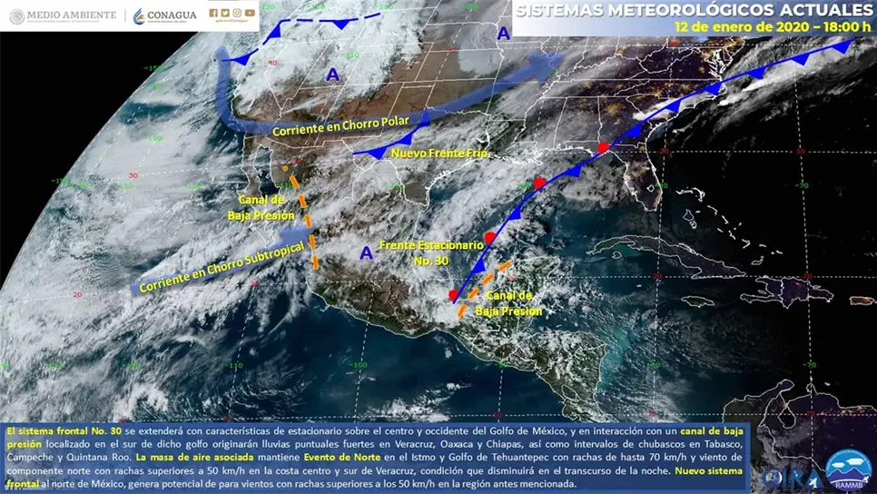 FOTO: Twitter @conagua_clima