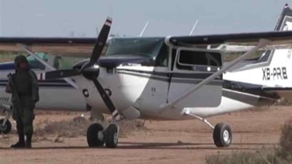 Militares aseguran dos avionetas abandonadas en Angostura