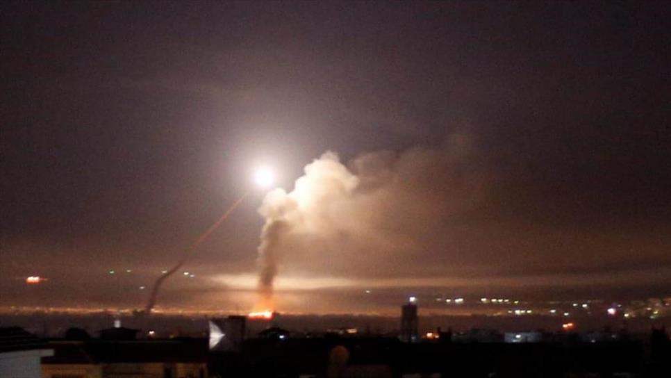 Siria reporta ataque con misiles de Israel
