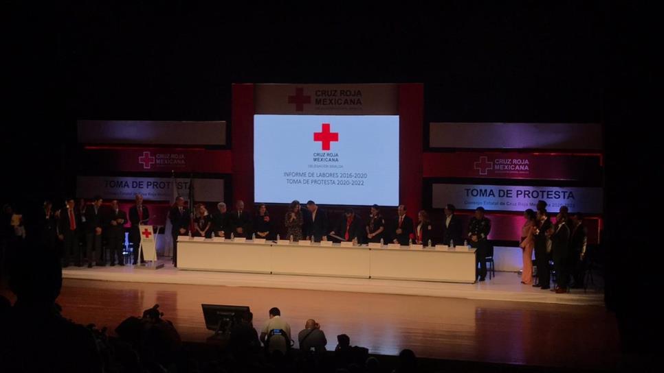 Gobernador toma protesta al Consejo Estatal de Cruz Roja Sinaloa 2020-2022